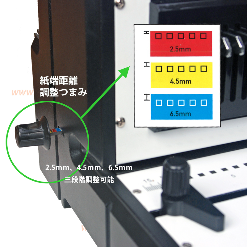 ツインリング製本機 40穴 スタンダード機/ 金属ダブルリング製本機 業務用 オフィス用バインダー